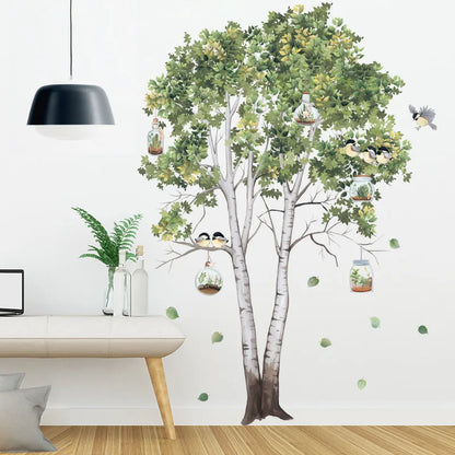 Large Nordic Tree Wall Stickers Living room Decoration Bedroom