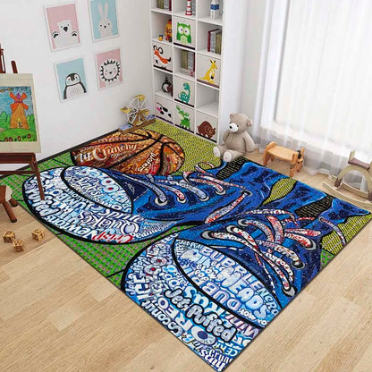 15 Sizes Sneakers Room Rug Doormat Shoe Bath Non-Slip Carpet