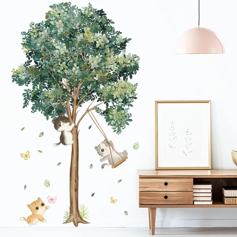 Large Nordic Tree Wall Stickers Living room Decoration Bedroom