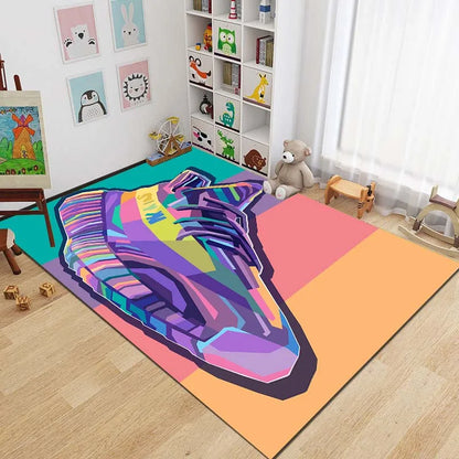 15 Sizes Sneakers Room Rug Doormat Shoe Bath Non-Slip Carpet