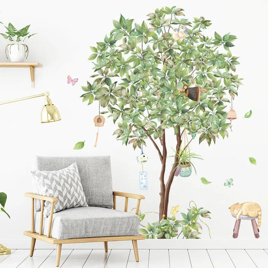 Large Nordic Tree Wall Stickers Living room Decoration Bedroom